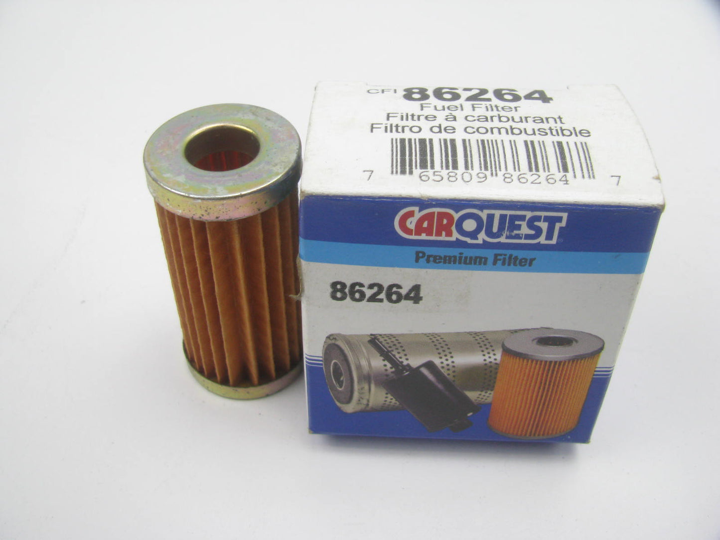 Carquest 86264 Fuel Filter (Cartridge Fuel Metal Canister) - 33264, PF7545