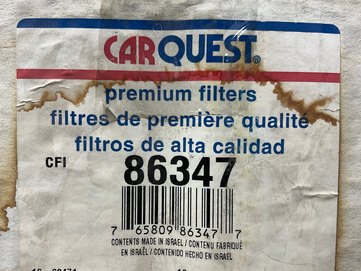 Carquest 86347 Fuel Filter For 1995-1997 Plymouth Breeze, Cirrus, Stratus