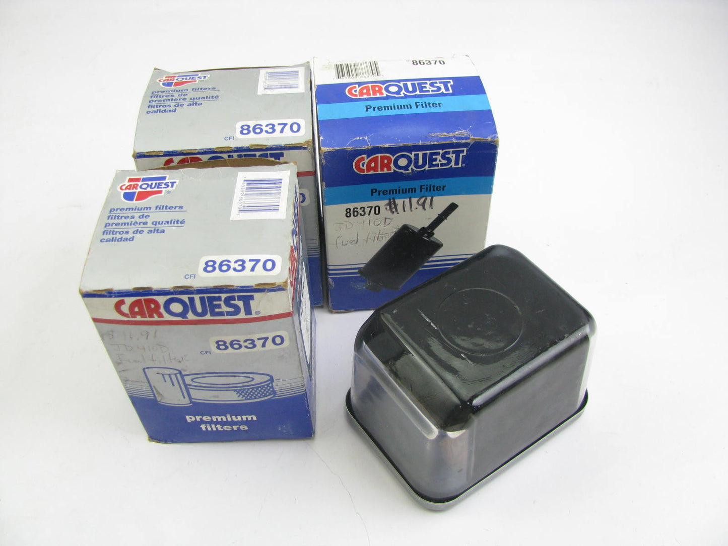 (3) Carquest 86370 Fuel Filter Replaces P1130A 33370 FF996 FF203 P551130 F50147