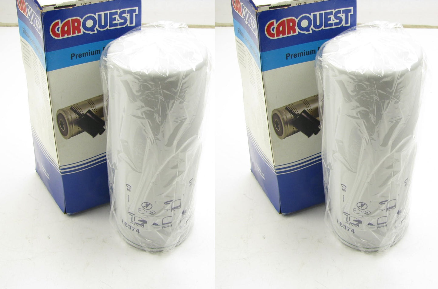 (2) Carquest 86374 Fuel Filter, Replaces: 33384 K50010 3384 LK97D FF998 FF5264
