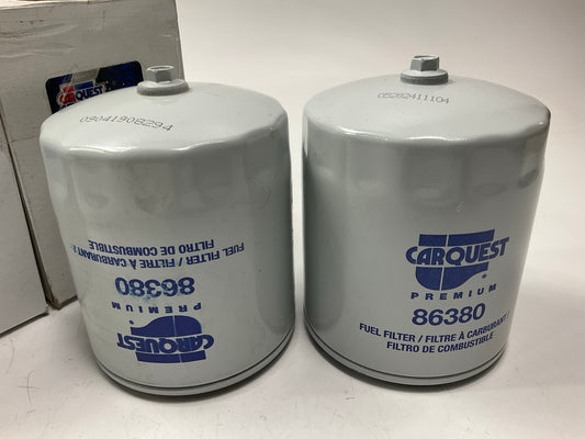 (2) Carquest 86380 Fuel Filter Replaces P3319 33380 FP862F FF995 FF223 P550110
