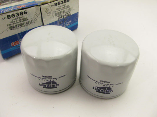 (2) Carquest 86386 Fuel Filter Replaces P3627 33388 F54469 LK193N FF887
