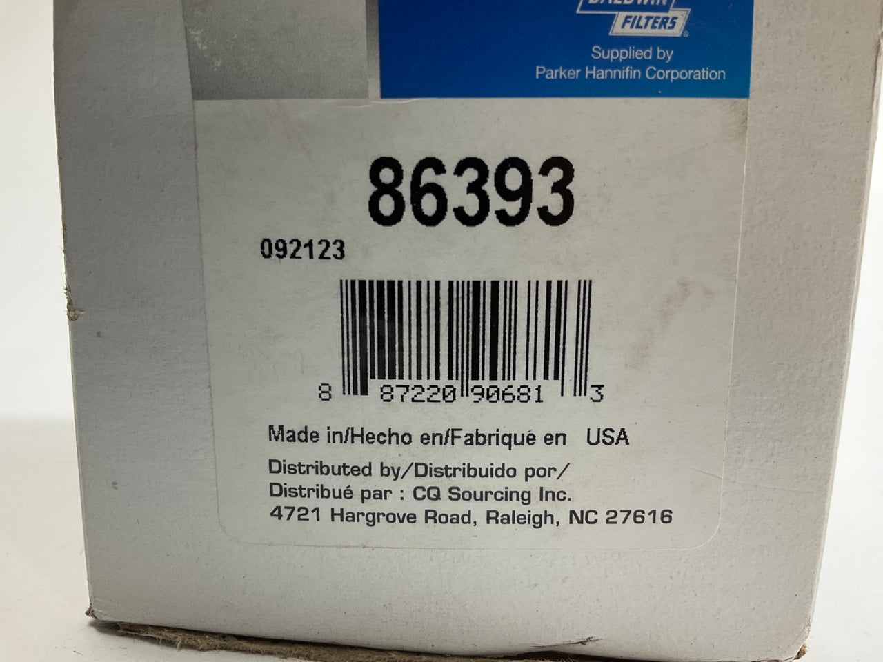 Carquest 86393 Fuel Filter Replaces 33519 33393 F56028 3520 LFF3553 FF951