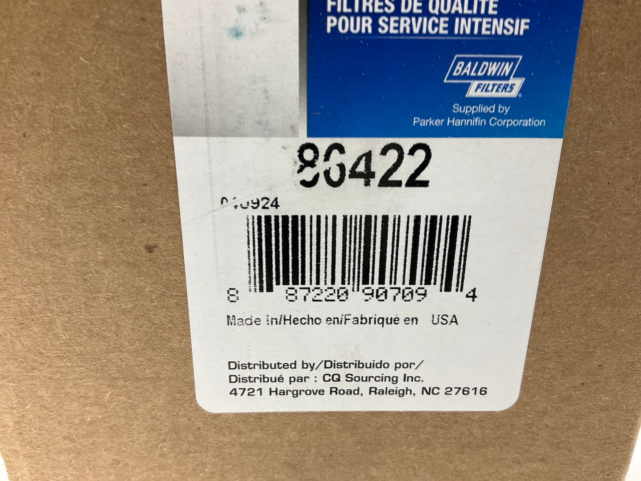 Carquest 86422 Diesel Fuel Water Separator Filter Replaces PS8689 33422 F75984