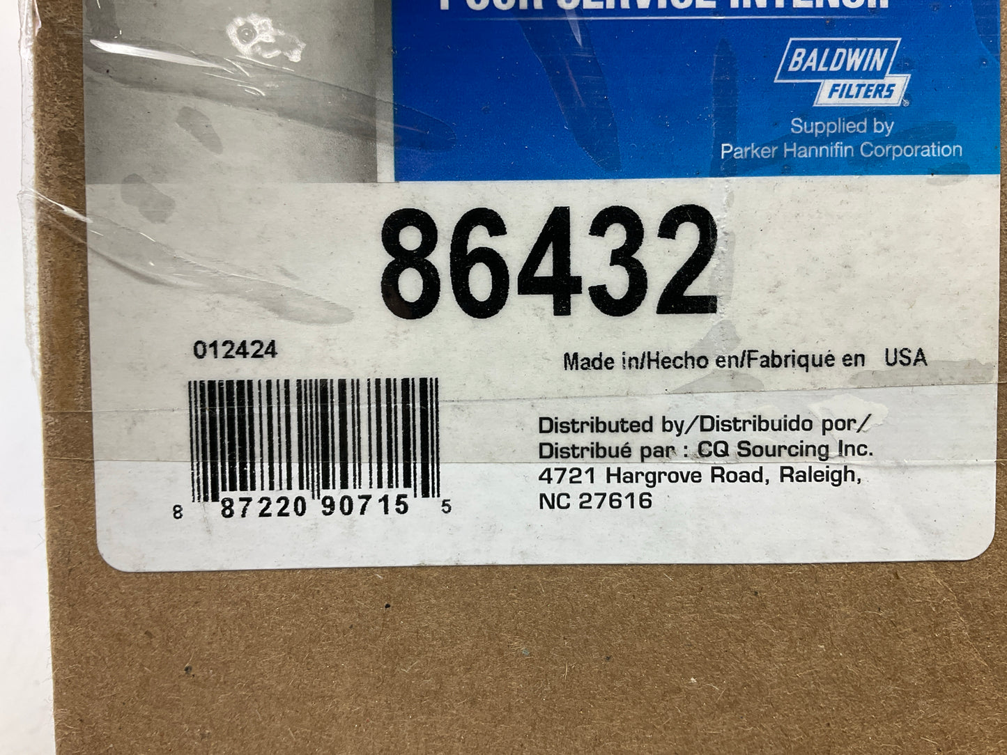 (2) Carquest 86432 Diesel Fuel Water Separator Filters - 33432, R20T, PS6830