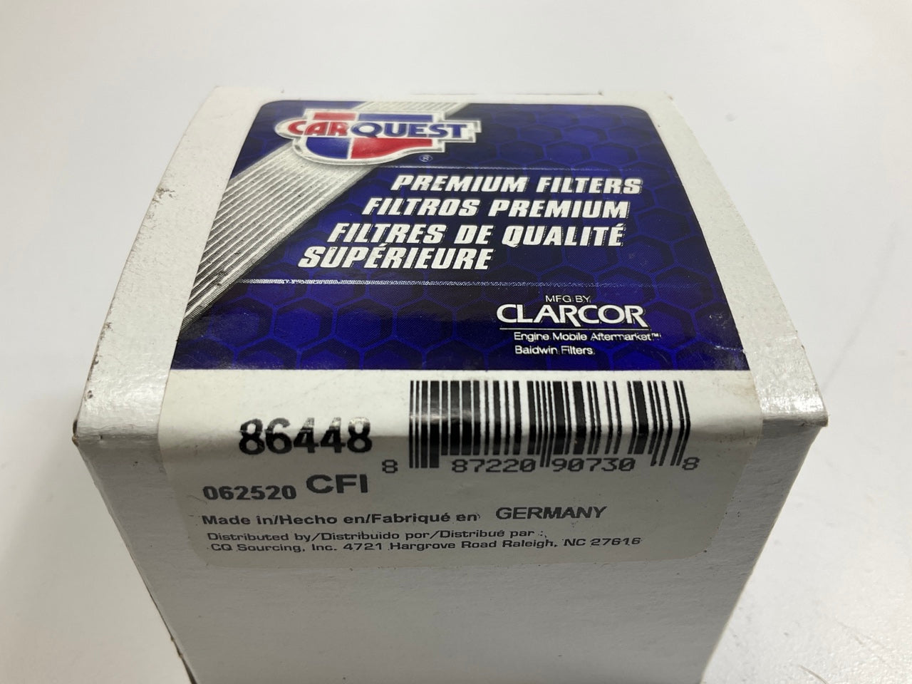 (4) Carquest 86448 Fuel Filter (Nylon Screen Filter Element) - Replaces 33448