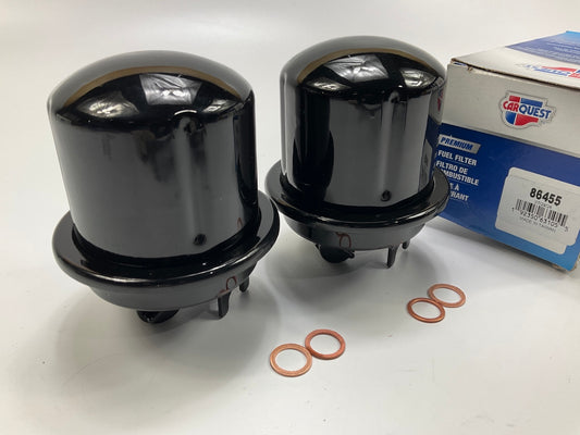 (2) Carquest 86455 Fuel Filter - 1992-1996 Honda Prelude, 1992-1994 Acura Vigor