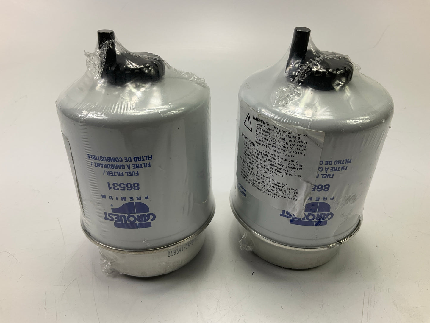 (2) Carquest 86531 Fuel Water Separator Filter Replaces PS7407A 33531 LFF8215