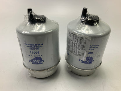 (2) Carquest 86531 Fuel Water Separator Filter Replaces RE50455 RE58367 RE62418