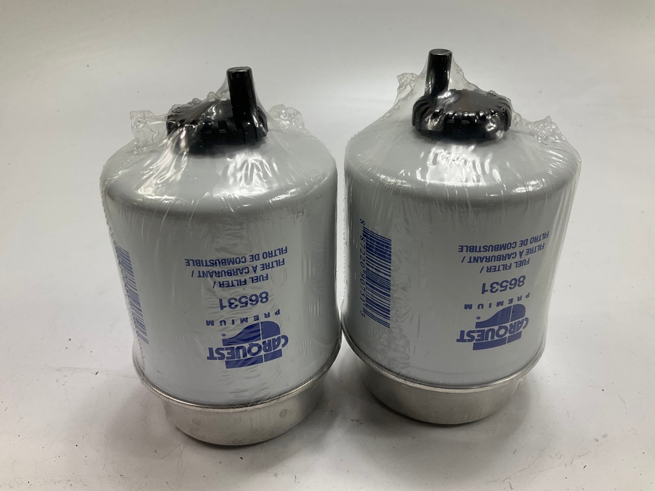 2 Carquest White 86531 Diesel Fuel Water Separator Filter PS7407A 33531 LFF8215