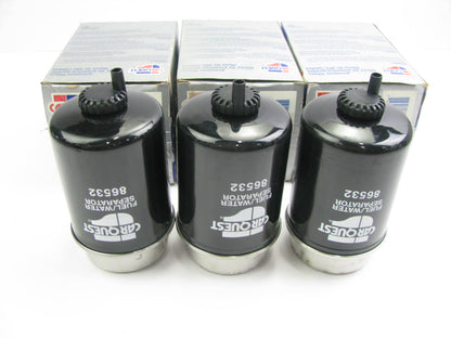 (3) Carquest 86532 Diesel Fuel Water Separator Filter Replaces PS7408A PS8622