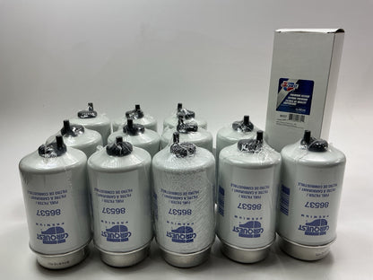 (12) Carquest 86537 Diesel Fuel Water Separator Filters - Replaces Wix 33537