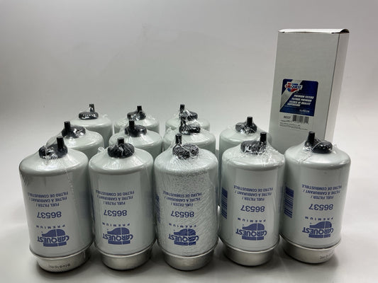 (12) Carquest 86537 Diesel Fuel Water Separator Filters - Replaces Wix 33537