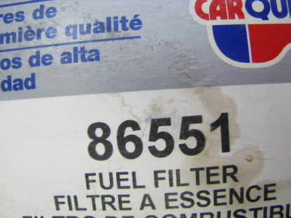 Carquest 86551 Fuel Filter Replaces G8123 33551 F45115 G6547 GF309 BF7659 GF812