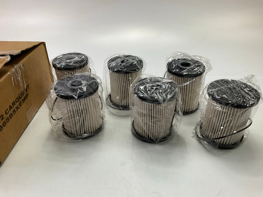 (6) Carquest 86585XE Diesel Fuel Water Separator Filter Replaces CS10145 33585XE