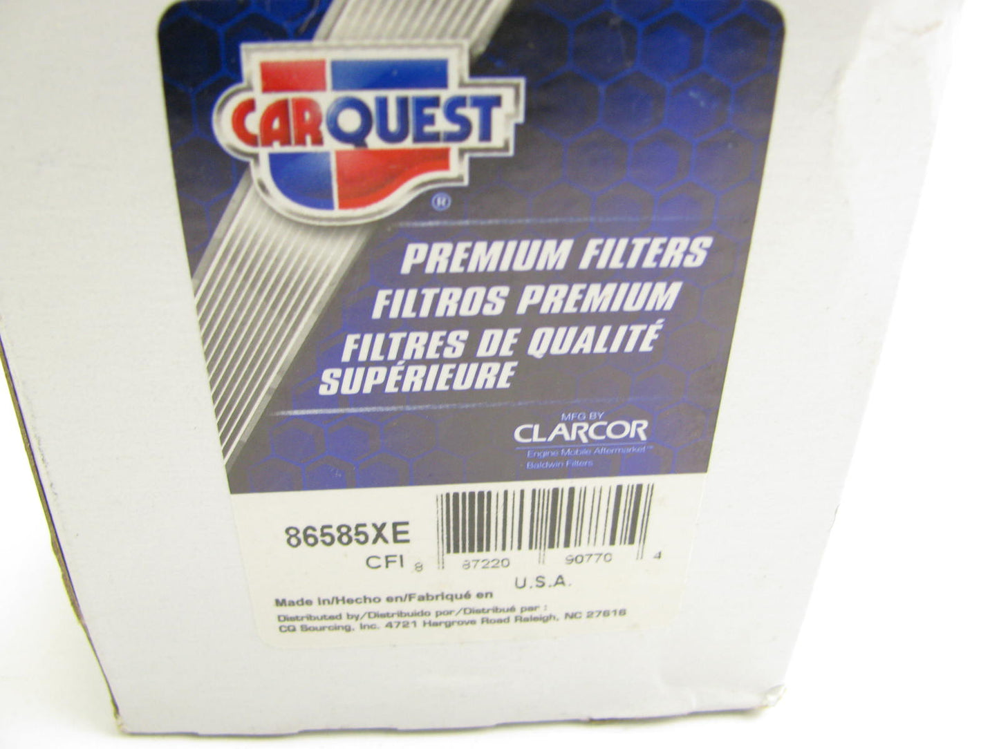 Carquest 86585XE Diesel Fuel Water Separator Filter Replaces CS10145 33585XE