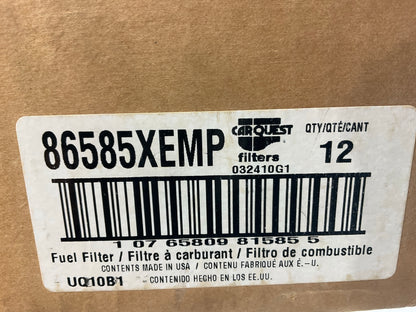 (12) Carquest 86585XEMP Fuel Filter For 2000-2009 Ram 2500 3500 5.9L CUMMINS