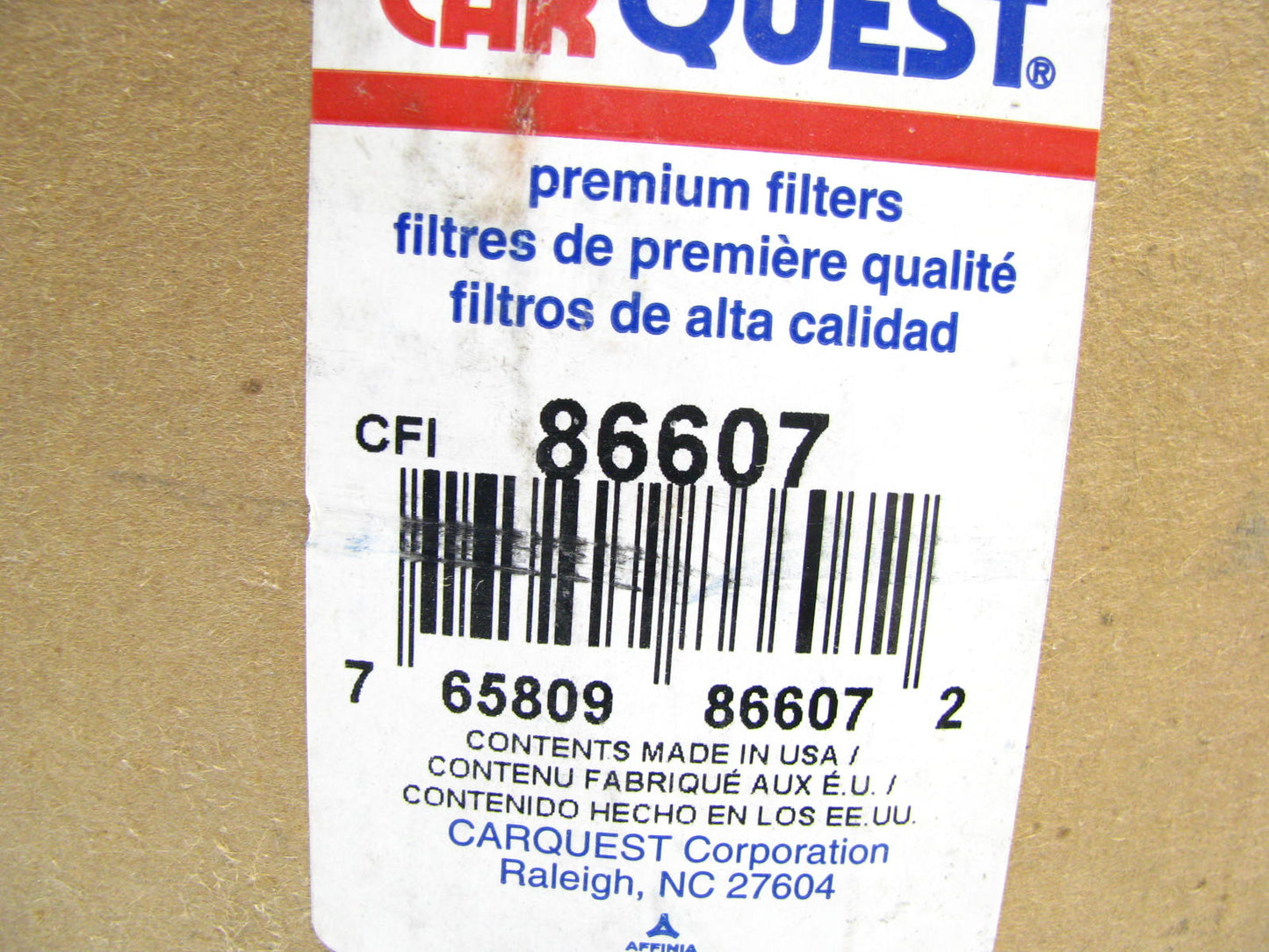 Carquest 86607 Fuel Filter Replaces 33607, 326-1643, BF1397-SP, P551010, LFF6771