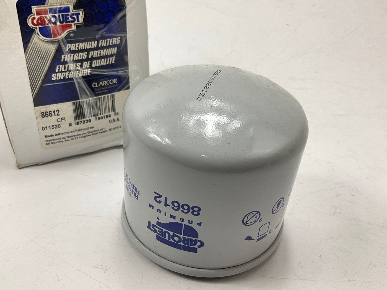 Carquest 86612 Fuel Filter Replaces 12850347, 1052175138, 33612, 1052175138