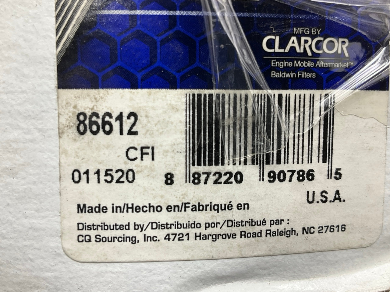 Carquest 86612 Fuel Filter Replaces 12850347, 1052175138, 33612, 1052175138