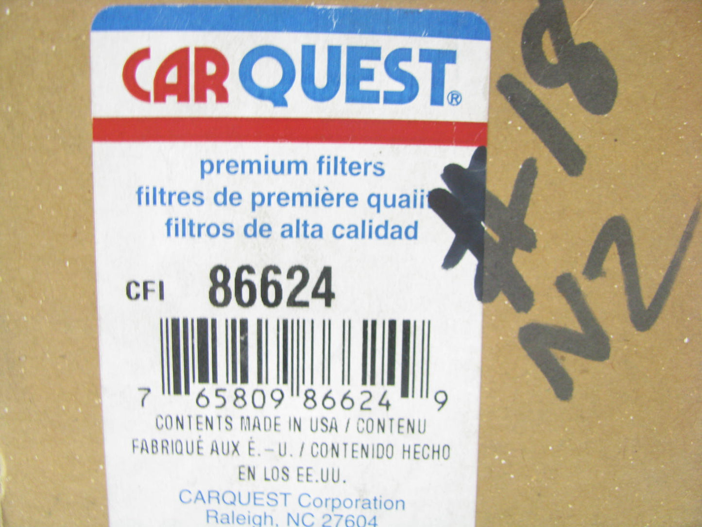 Carquest 86624 DIESEL Fuel Water Separator Filter Replaces 33624, 3624, 15152281