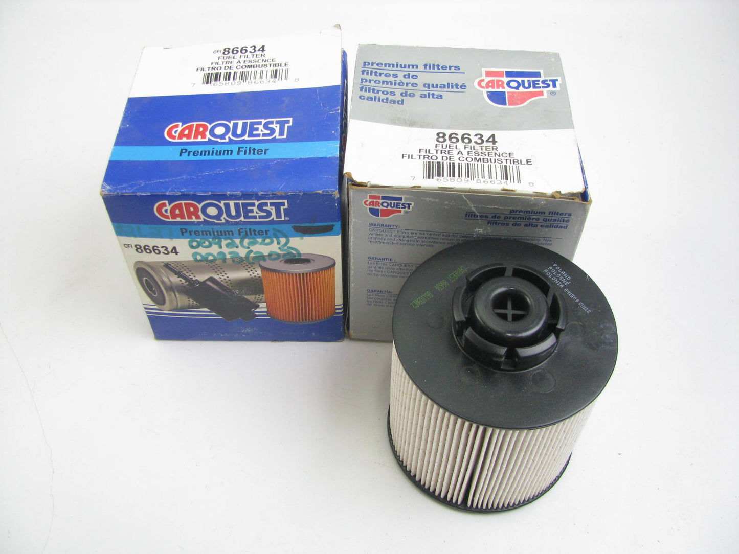 (2) Carquest 86634 Fuel Filter Replaces C9262 33634 TP1386 PF7735 P550632 FF5380