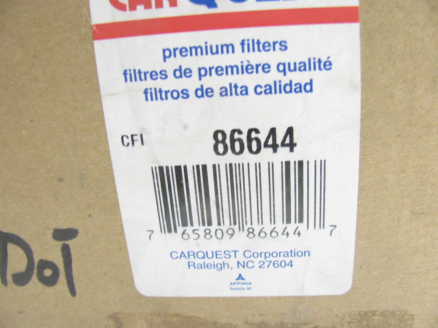 Carquest 86644 Fuel Filter Replaces P9072 33644 F65980 FF1153 P554476 LFF3476