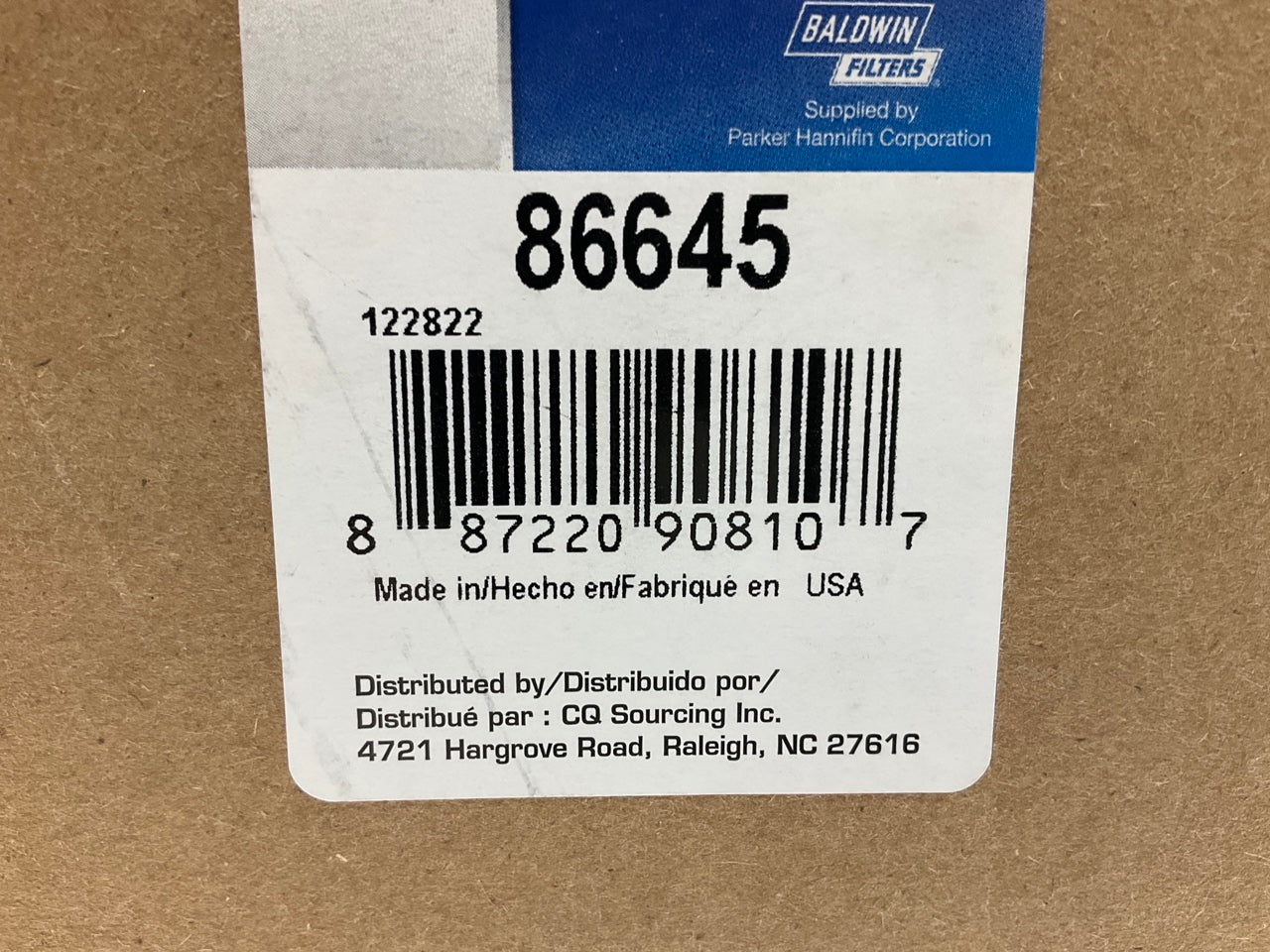 (2) Carquest 86645 Diesel Fuel Water Separator Filter Replaces 33645 F76006