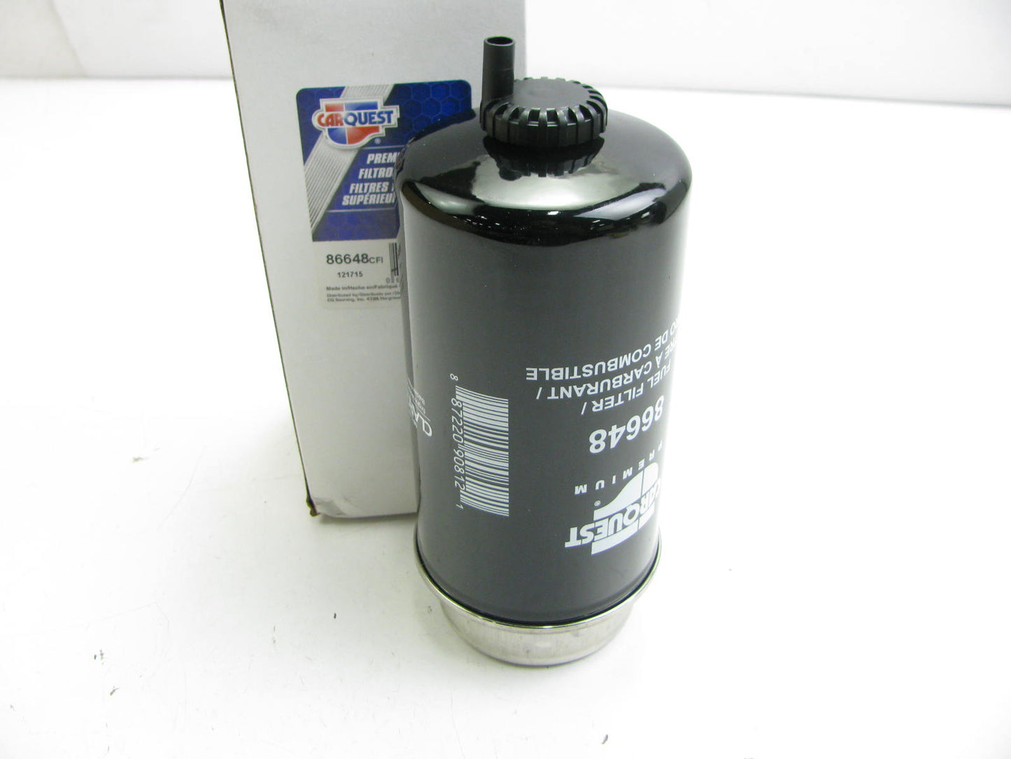 Carquest 86648 Diesel Fuel Water Separator Filter Replaces PS10856 33648 L8557F