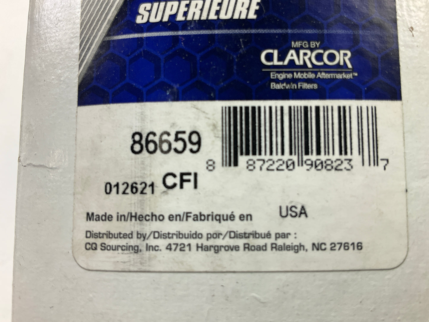 Carquest 86659 Fuel Filter For JCB JS130W JS145W JS160W JS175W JS200W