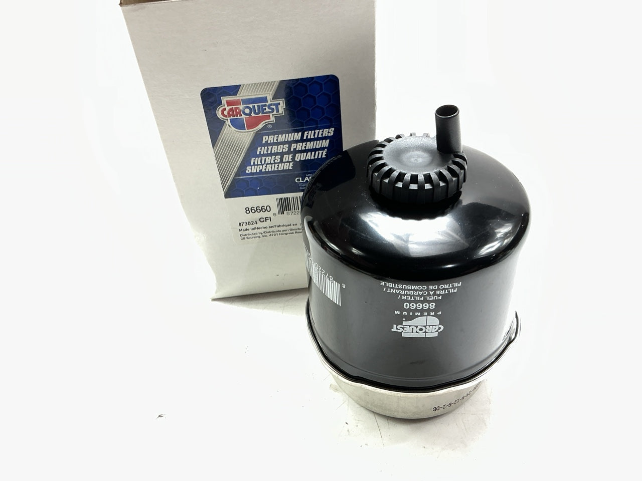 Carquest 86660 Fuel Filter Replaces 33660 FS19980 BF9836D 32925666 37130 WK8112