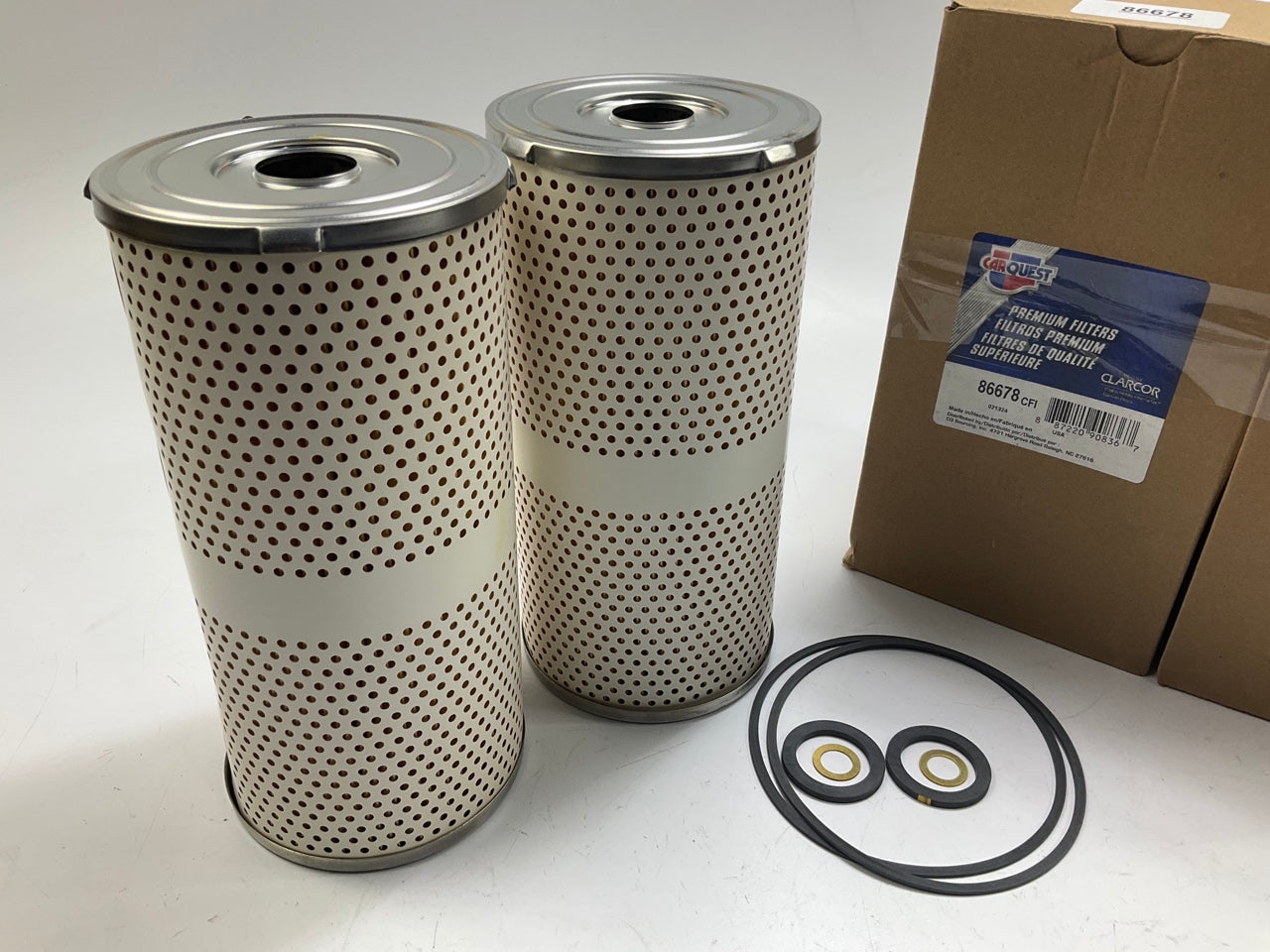 (2) Carquest 86678 Fuel Filter Replaces  33678 30004 PCPE30 FF915 E30 46-13 S813