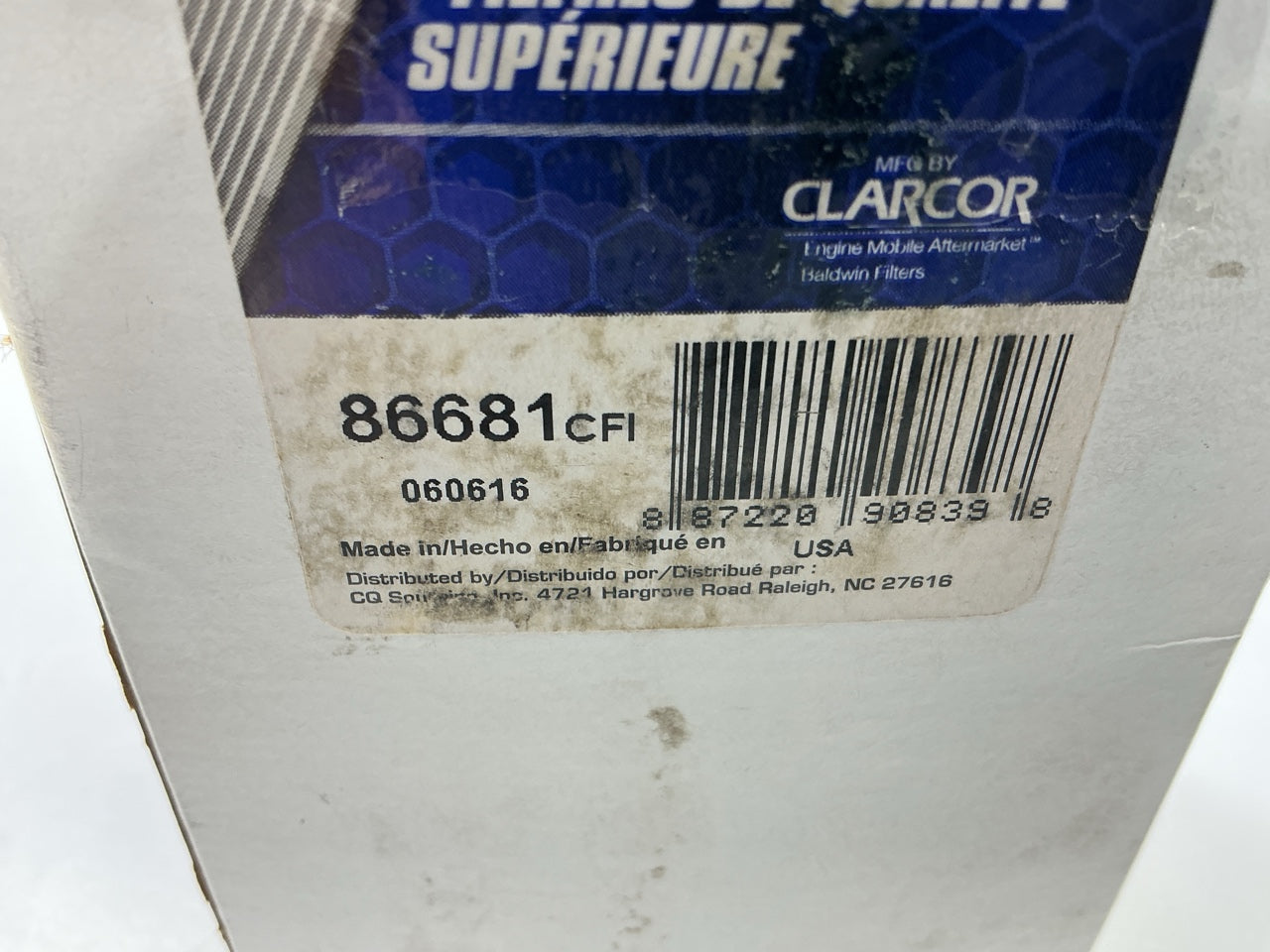 Carquest 86681 Fuel Filter - Replaces WIX 33681, STANADYNE 35553, Fram PS9039