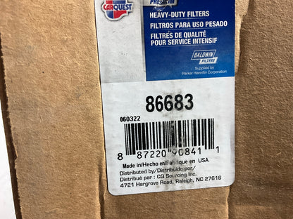 (2) Carquest 86683 Diesel Fuel Water Separator Filter Replaces PS10701 33683