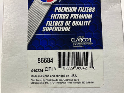 (2) Carquest 86684 Diesel Fuel Water Separator Filters, Replaces Wix 33684