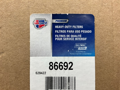 Carquest 86692 Diesel Fuel Water Separator Filter - Replaces RE522372, P550753