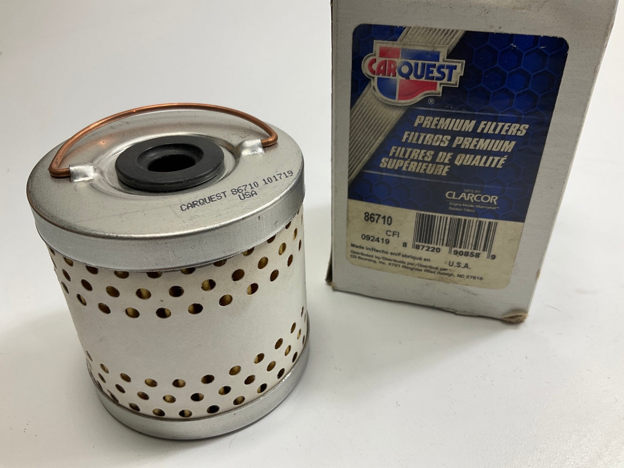 Carquest 86710 Cartridge Fuel Filter Replaces YMR001652 33710 PF986 P551175