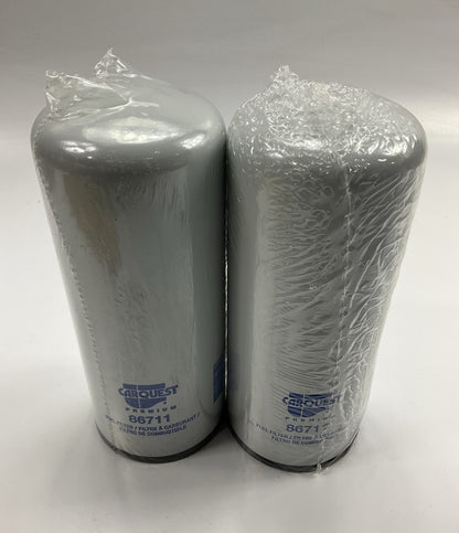 (2) Carquest 86711 Fuel Filter - Replaces P9644 33711 F75964 LFF2201 P559626