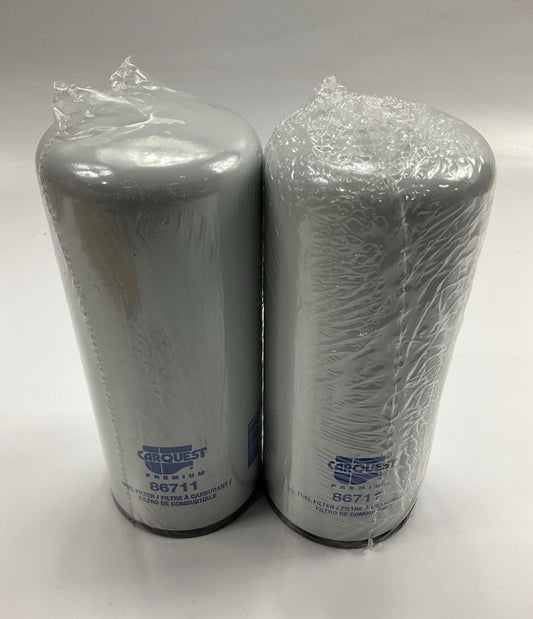 (2) Carquest 86711 Fuel Filter - Replaces P9644 33711 F75964 LFF2201 P559626