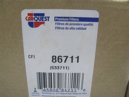 Carquest 86711 Fuel Filter Replaces P9644 33711 F75964 LFF2201 FF2200 P559626