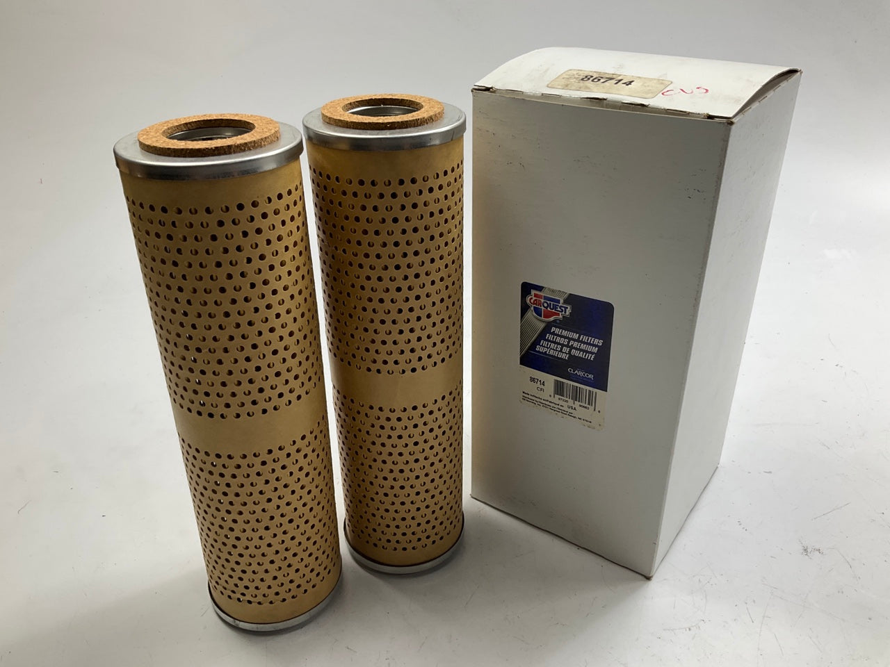 (2) Carquest 86714 Fuel Filter For EMD Industrial Engines, Replaces Wix # 33714