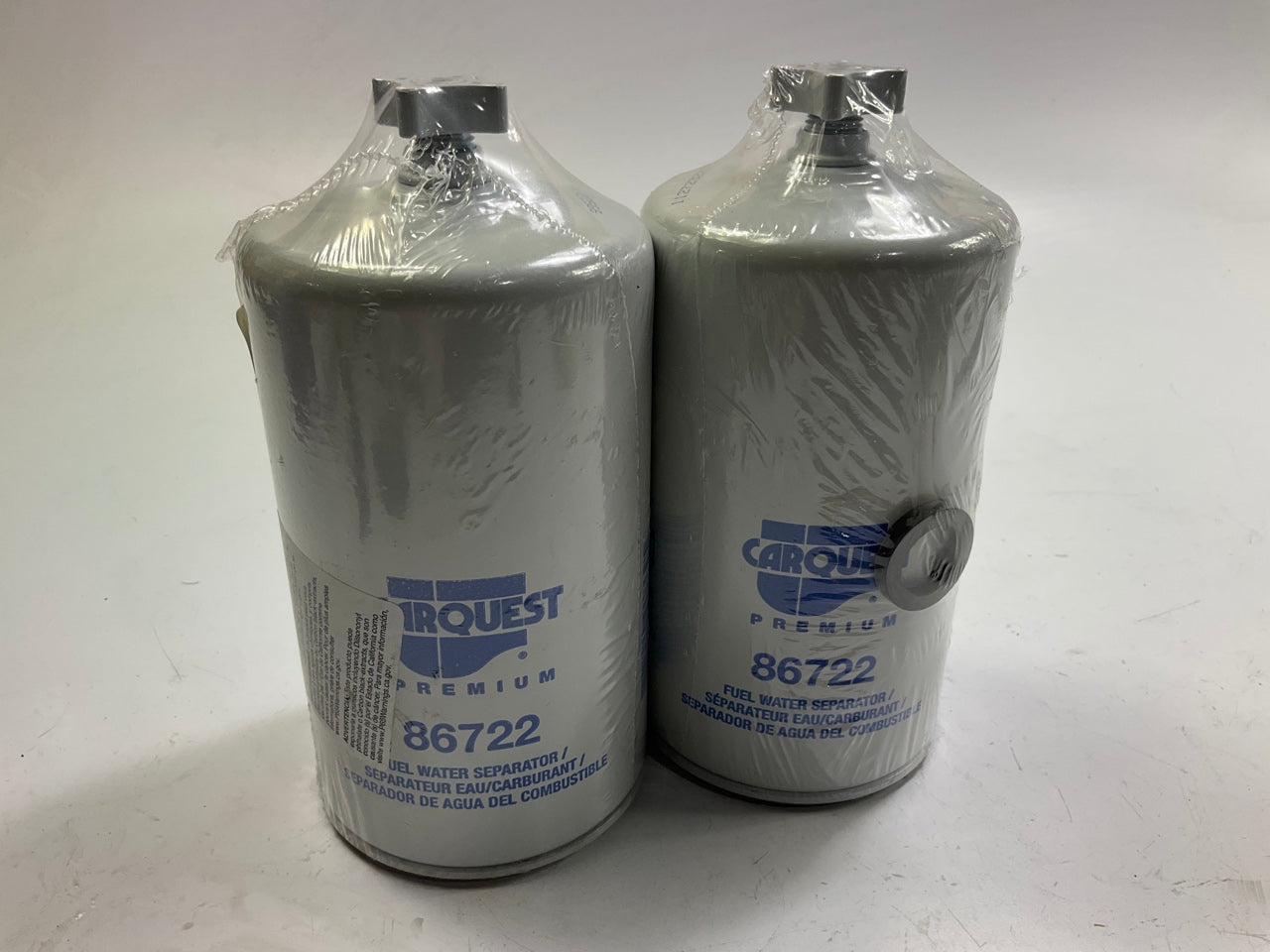 (2) Carquest 86722 Diesel Fuel Water Separator Filter Replaces PS10812 33722