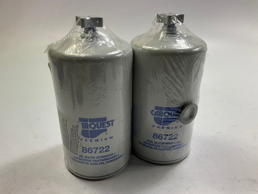 (2) Carquest 86722 Diesel Fuel Water Separator Filter Replaces PS10812 33722