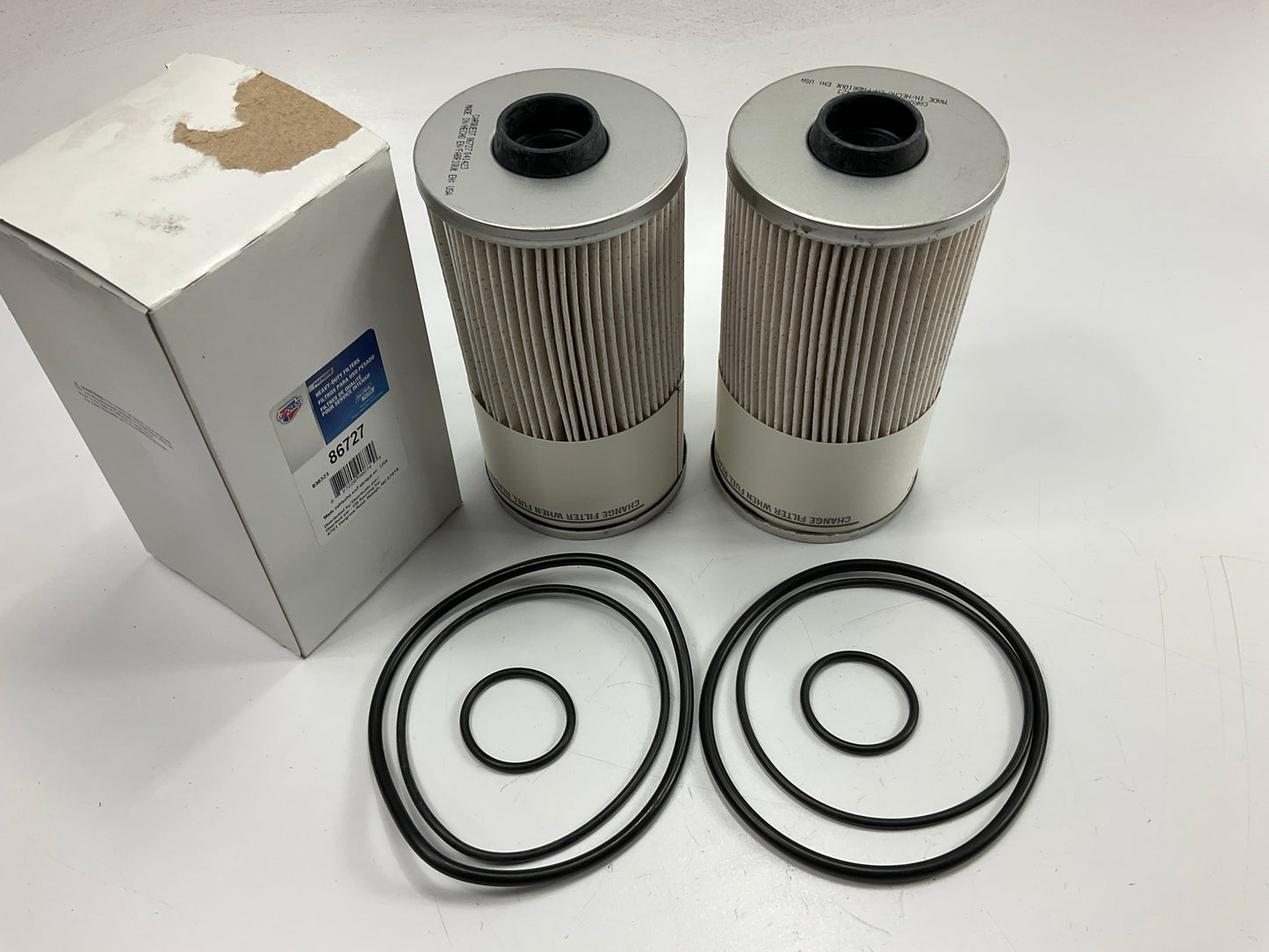 (2) Carquest 86727 Diesel Fuel Water Separator Filter - Replaces 33727, 84283691