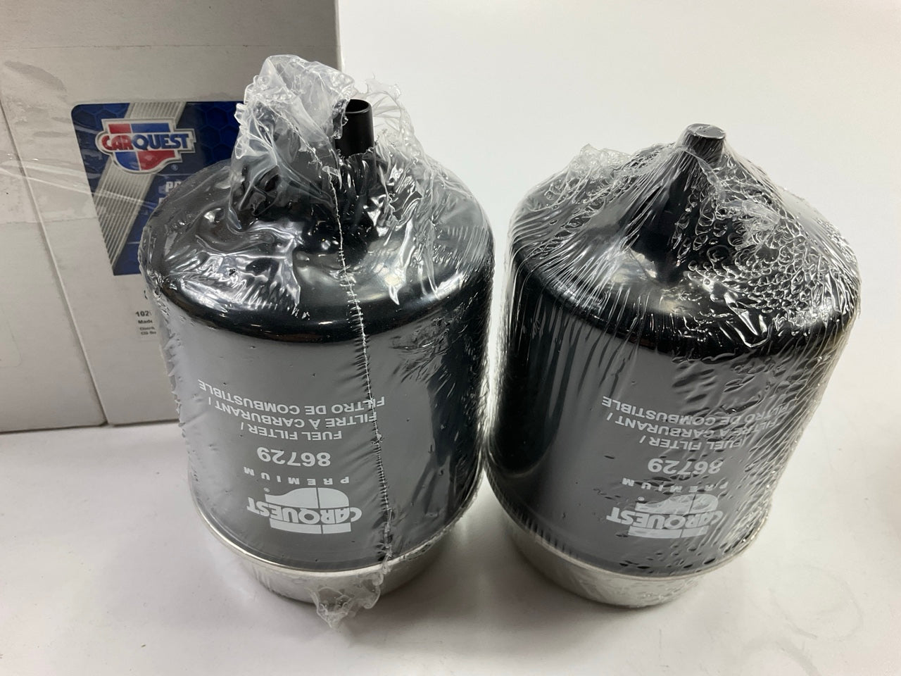 (2) Carquest 86729 Fuel Filter - Replaces 100-6374, 138-3100, 33729, BF7783D