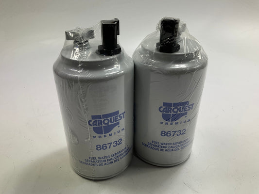 (2) Carquest 86732 Diesel Fuel Water Separator Filter Replaces 33732 PS11226