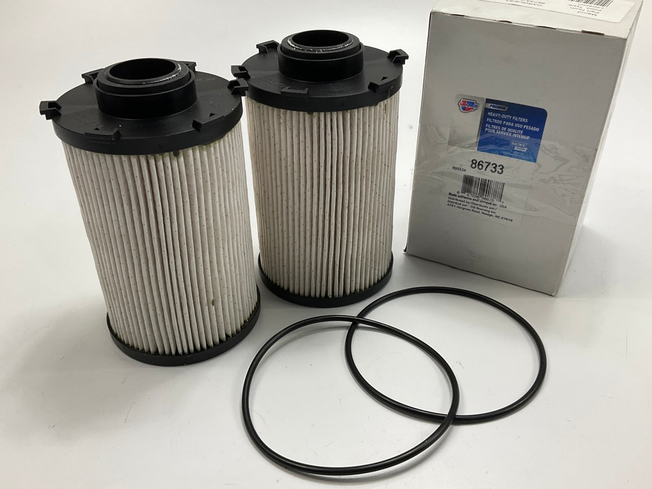 (2) Carquest 86733 Diesel Fuel Water Separator Filter