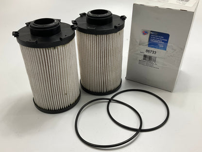 (2) Carquest 86733 Diesel Fuel Water Separator Filter