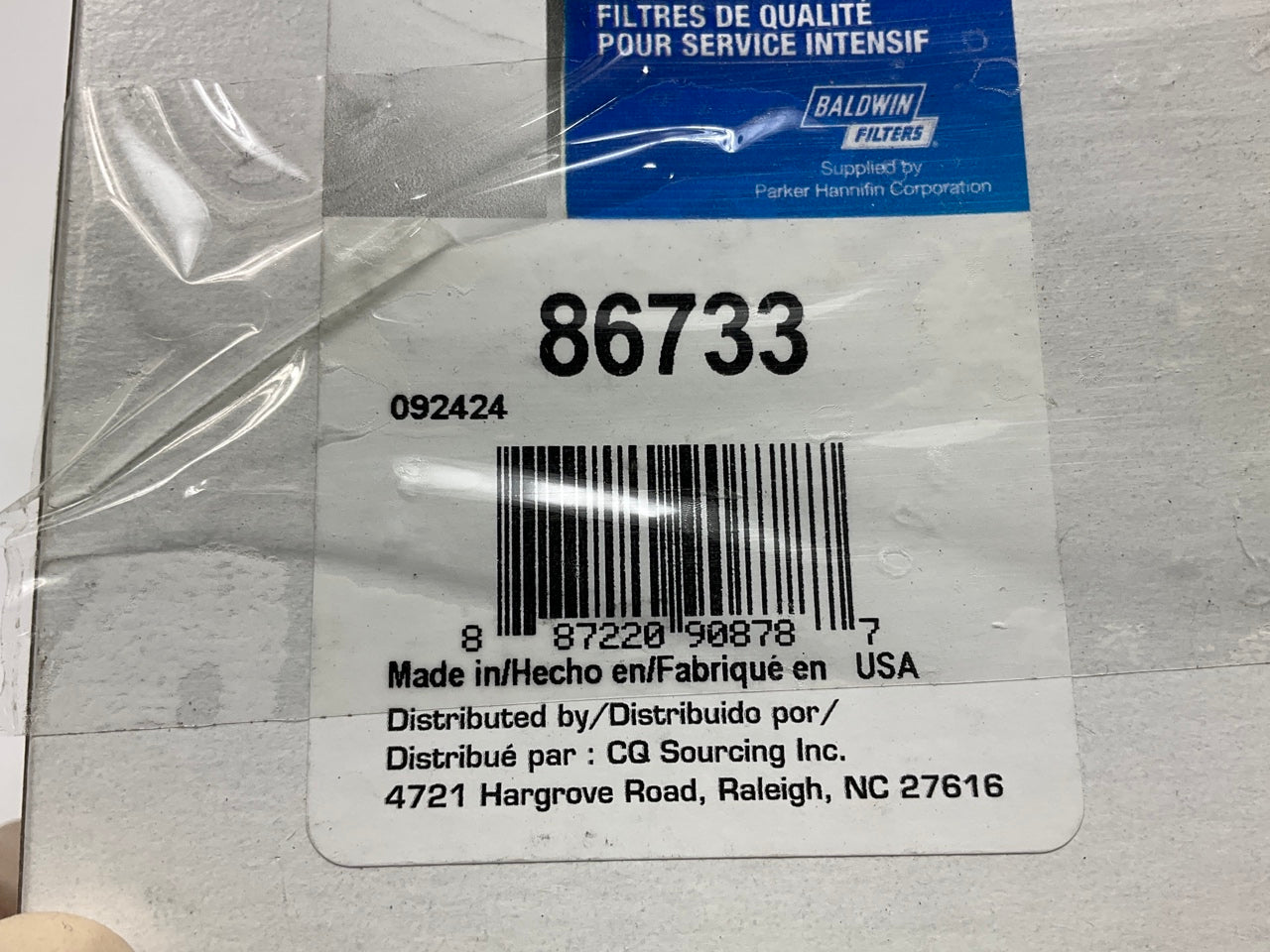 (2) Carquest 86733 Diesel Fuel Water Separator Filter