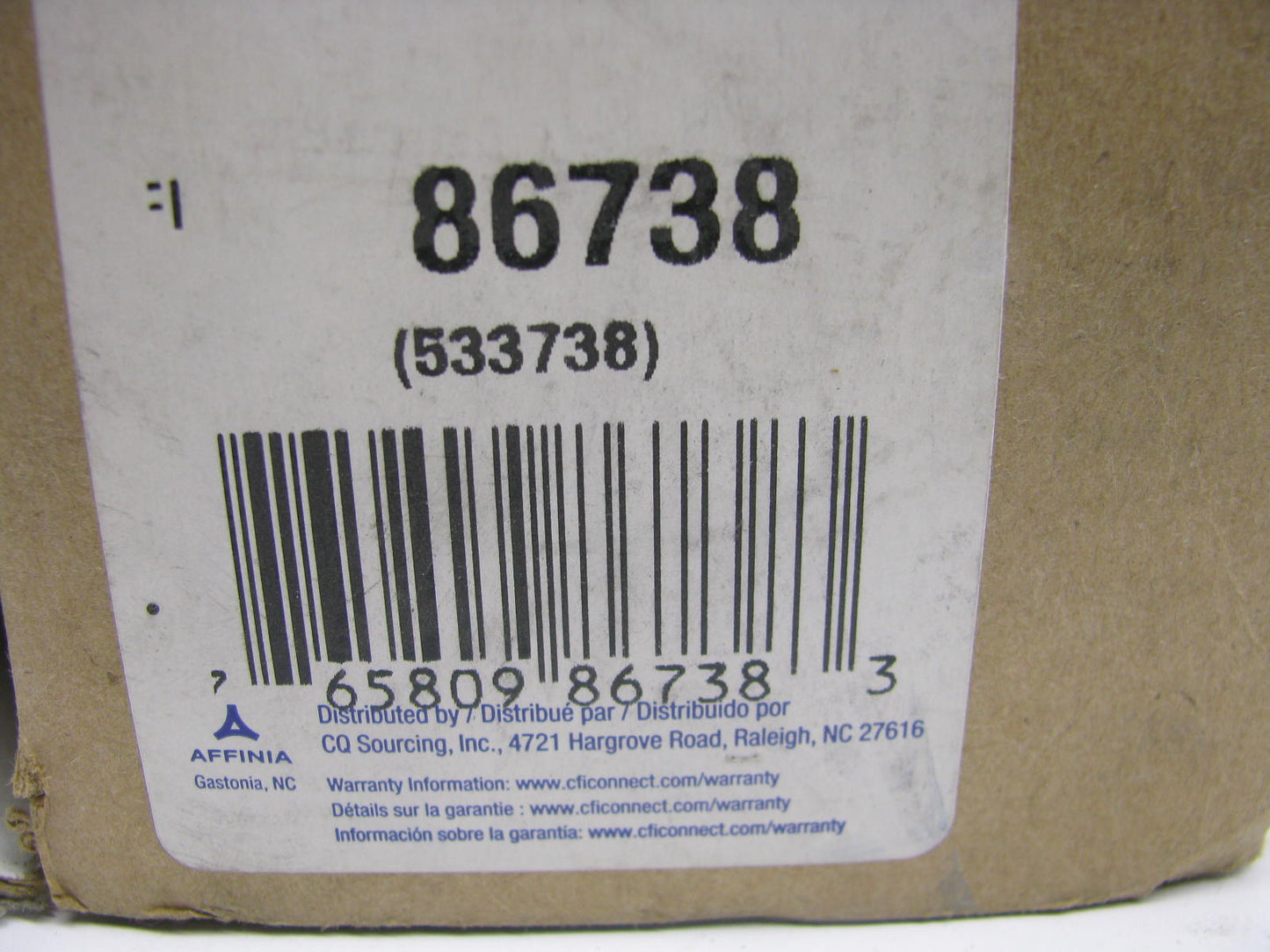 Carquest 86738 Diesel Fuel Water Separator Filter Replaces PS10810 33738 L8867F
